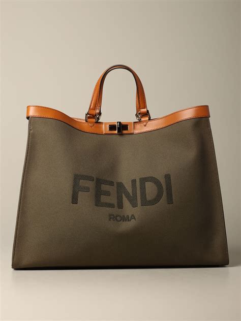 tsantes fendi|fendi canvas bag.